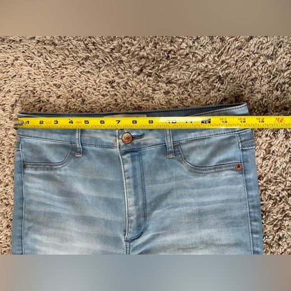Abercrombie & Fitch High Rise Jean Legging Light/Medium Wash Size 8R/W29 - Picture 5 of 10